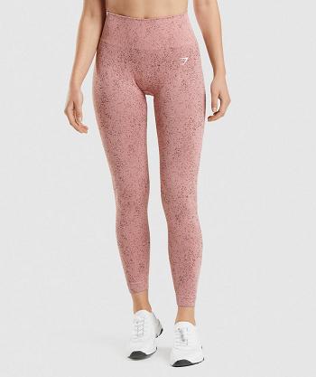 Gymshark Adapt Fleck Seamless Ženske Tajice Roze | HR 4046AHK